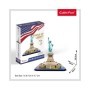 Cubic Fun - Puzzle 3D Statuia Libertatii (Nivel Mediu 39 Piese) Cubic Fun - 3
